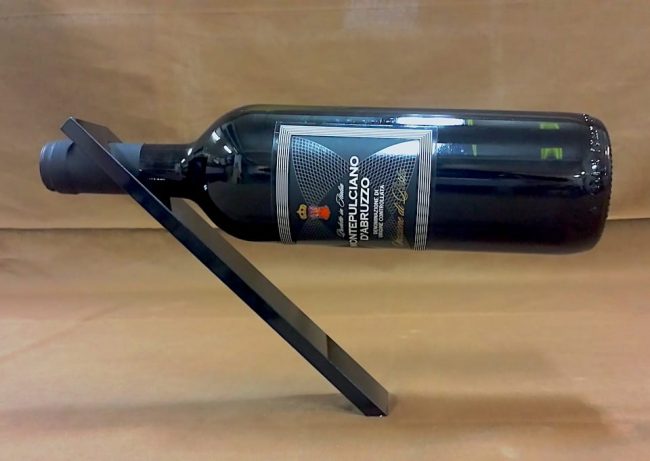 Porta bottiglie in plexiglass